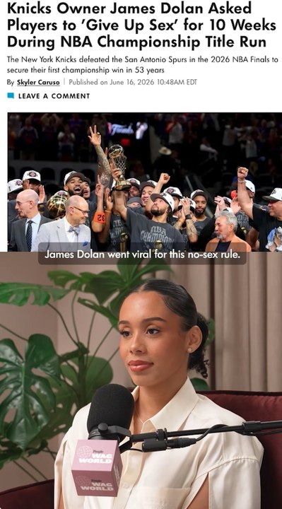 Ana Zortea Just Found Out About Knicks Owner James Dolan’s Infamous 10 Week Rule