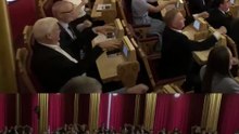 Gesto simbólico de Noruega: Diputados reman en el Parlamento para apoyar a su selección