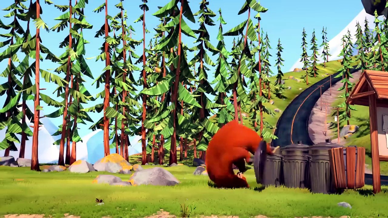 Body Building Bear _ Is Grizzy stronger than Superman _ 30' Compilation _ 🐻🐹 Cartoon for Kids