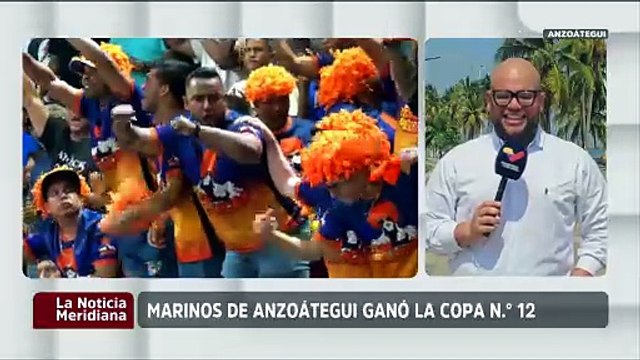 Fanaticada de Anzoátegui celebraron la copa N°12 de Marinos