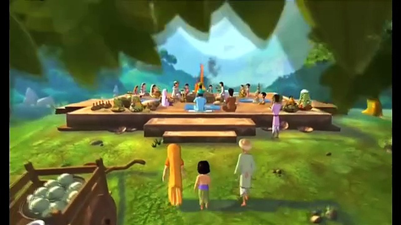 Little Krishna 👣༗🦚🧿 🌩️ The Terrible Storm | Full Episode in English HD | Mythological Cartoon for Kids [Full Movie]