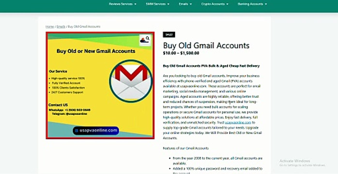 Easy and Secure Ways to Purchase Old Gmail Accounts