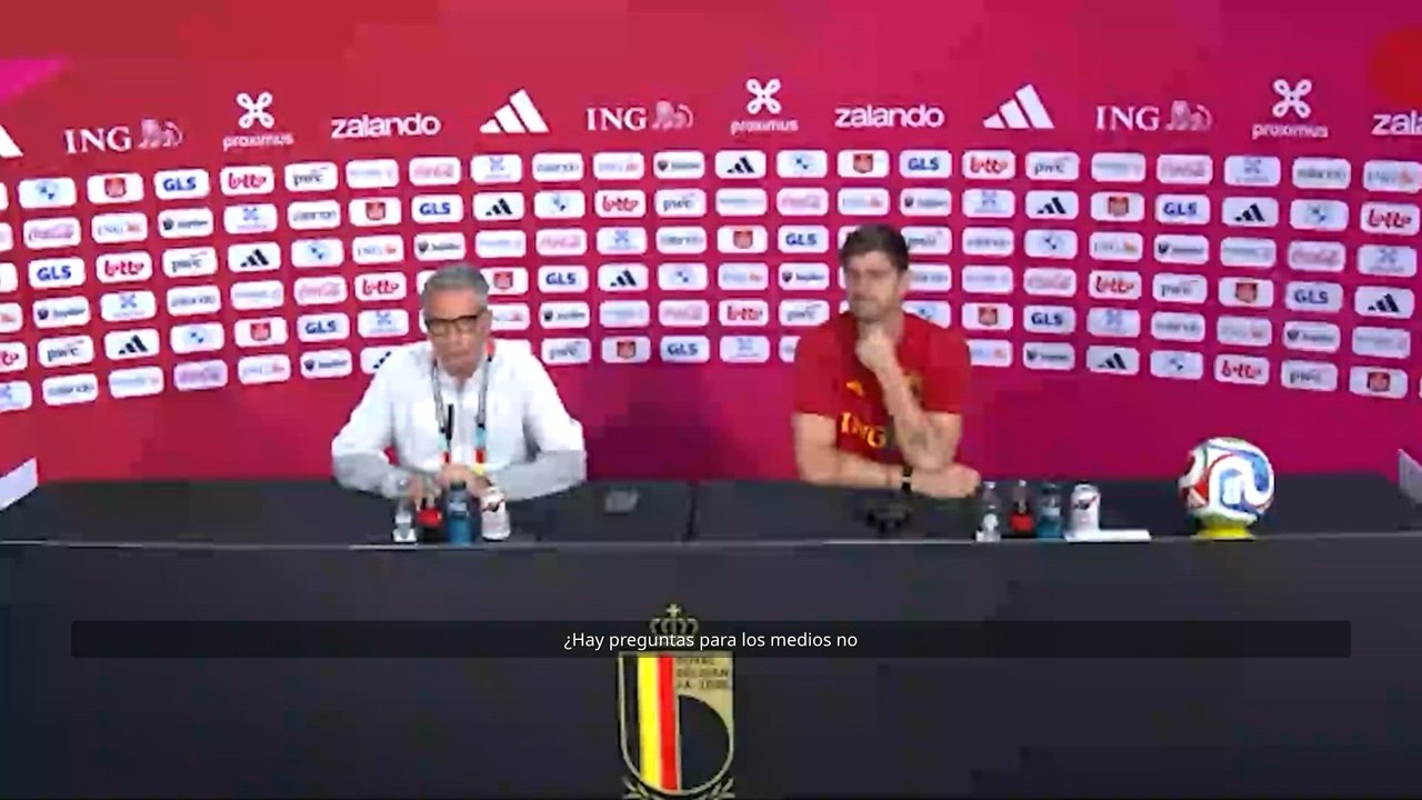 Courtois Rueda de Prensa
