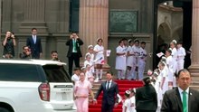 VIDEO | Princesa Hisako de Takamado visita Nuevo León; es recibida por Samuel García en Palacio de Gobierno