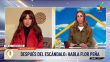 Floir Peña sobre la actitud que tomó Nicolás Occhiato con ella y la producción de Luzu:  "Yo abrazo mucho a mi gente"