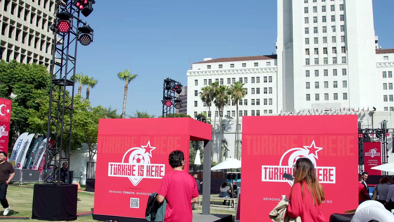Los Angeles'ta dev etkinlik! Amerika'da dünya kupası heyecanına Türk imzası atıldı