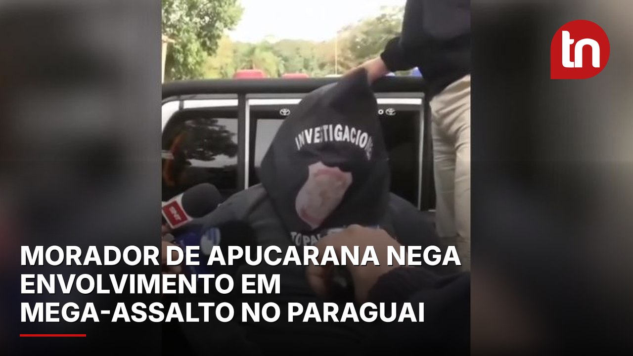 Morador de Apucarana nega participação em mega-assalto no Paraguai