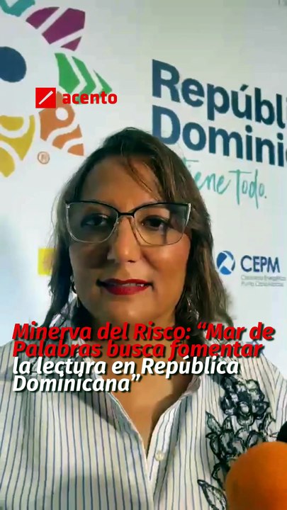 Minerva del Risco- “Mar de Palabras busca fomentar la lectura en República Dominicana”