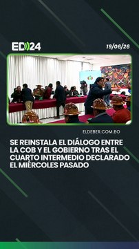 El diálogo entre el Gobierno y la Central Obrera Boliviana (COB) fue reinstalado este viernes en Casa Grande del Pueblo, tras el cuarto intermedio declarado el miércoles pasado.
