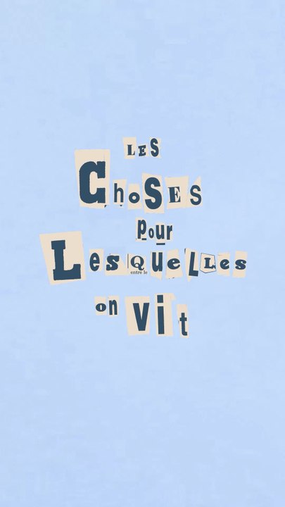 Mon single “ Les choses pour lesquelles on vit “M.❤️