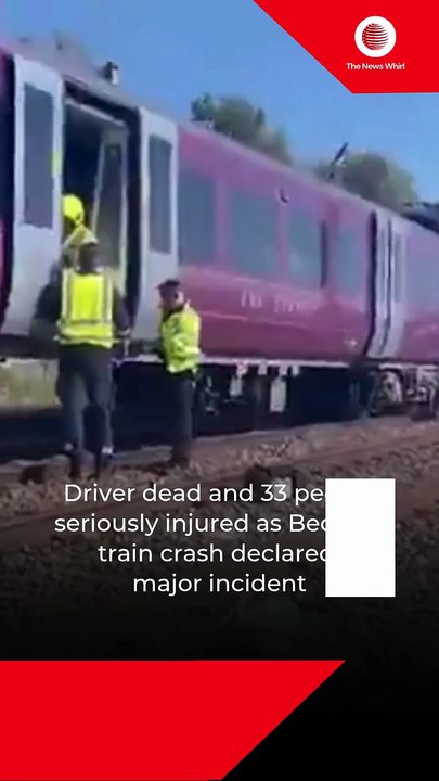Driver dead and 33 people seriously injured