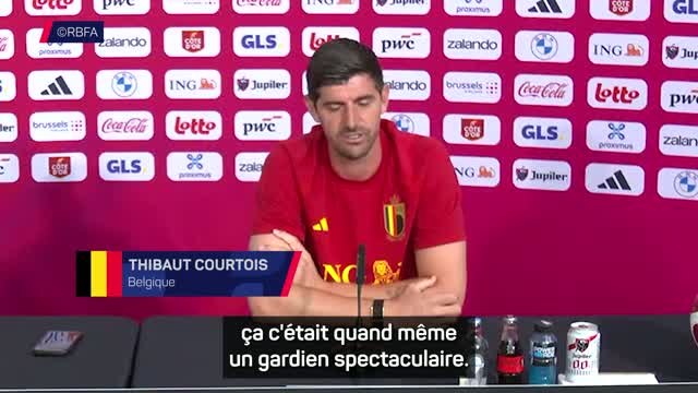 Belgique - Courtois s'est inspiré de Casillas et van der Sar