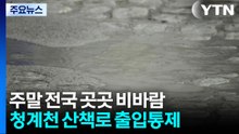 [날씨] 곳곳 비바람, 청계천 산책로 출입통제...영동 중심 '호우특보' / YTN