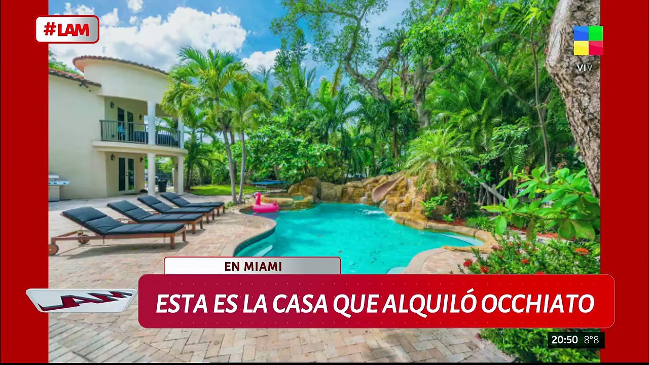 La casa que eligió Nico Occhiato en Miami