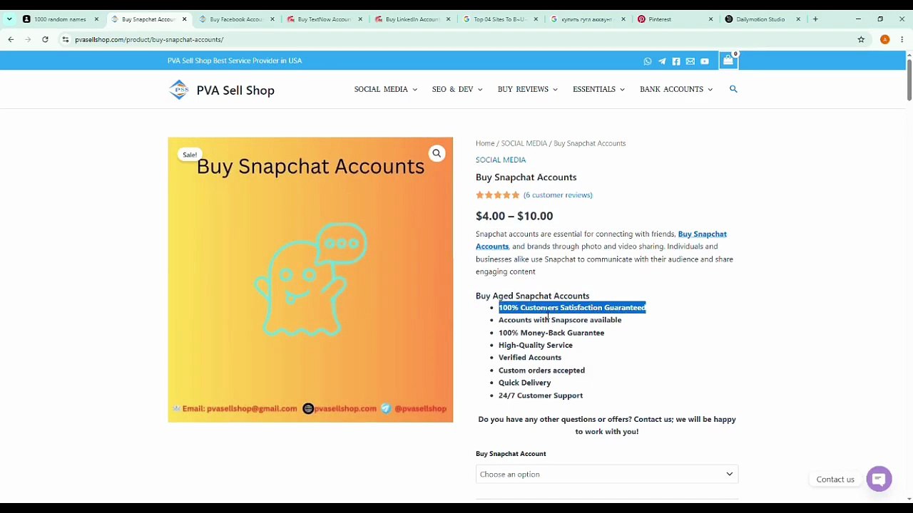 Most 1.4 Ligal Sites To Buy Snapchat Accounts Fast &amp