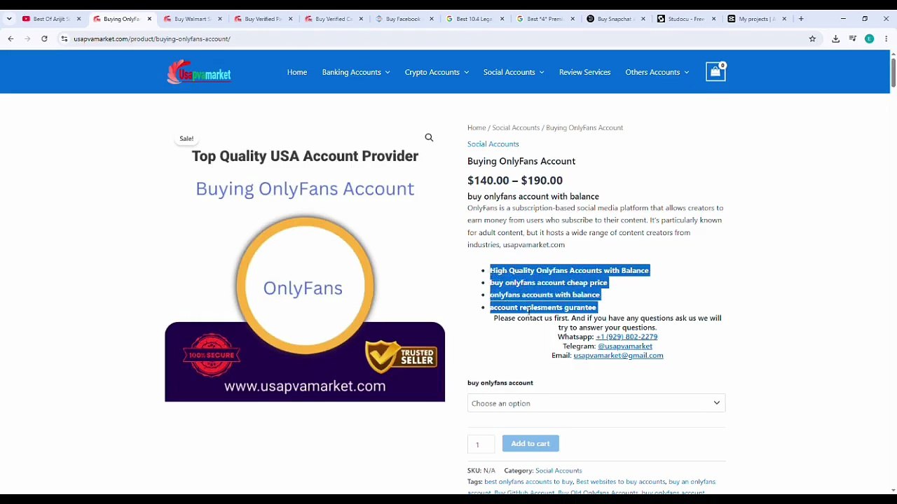 Most 1.4 Ligal Sites To Buy Verified Onlyfans Accounts (Personal & Balance)