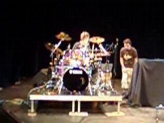 moi a mon concert de batterie