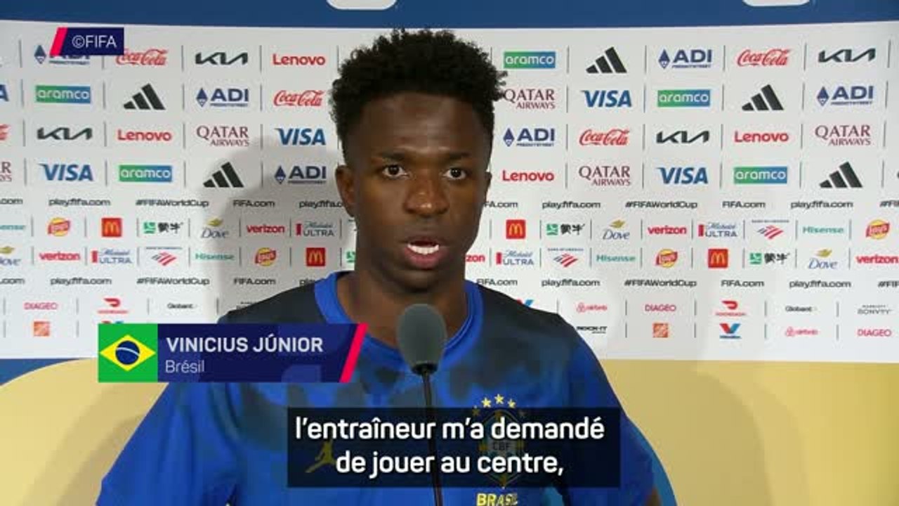 Brésil - Vinicius sur sa position : “Je devrais écouter Ancelotti plus souvent...”