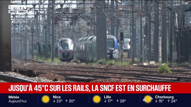 Canicule: les rails en surchauffe avec des températures pouvant atteindre 45 °C