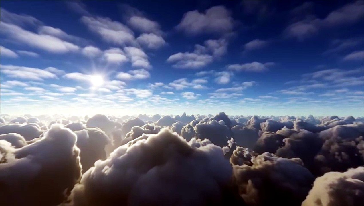 Flying above the clouds, 1 hour, no looping or cuts, no sound_1080p