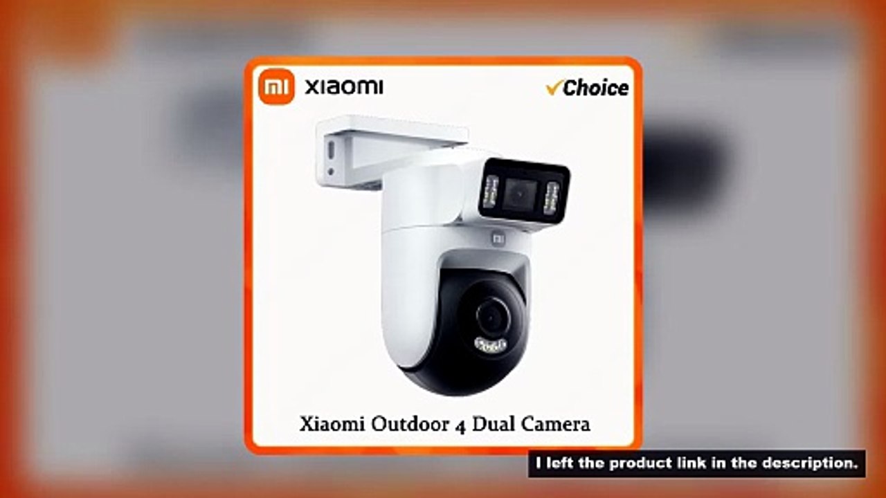 Nwe Original Xiaomi Outdoor 4 Dual Camera Version IP66 Security Protection CCTV AI Detection Full-Co