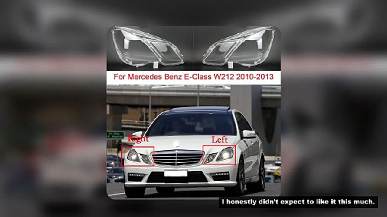 Car Headlight Glass For Mercedes Benz E Series W212 2010 2011 2012 2013 Car Parts Transparent Lampsh