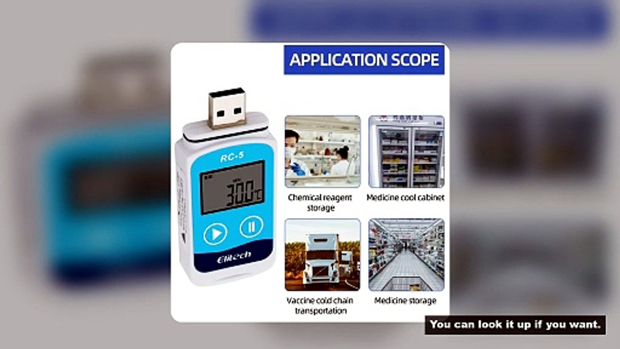 10 Pcs RC-5 Digital USB Temperature Data Logger 32000 Reading Point High-precision Datalogger Record