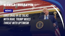 Amid snag in US talks with Iran, Trump mixes threat with optimism
