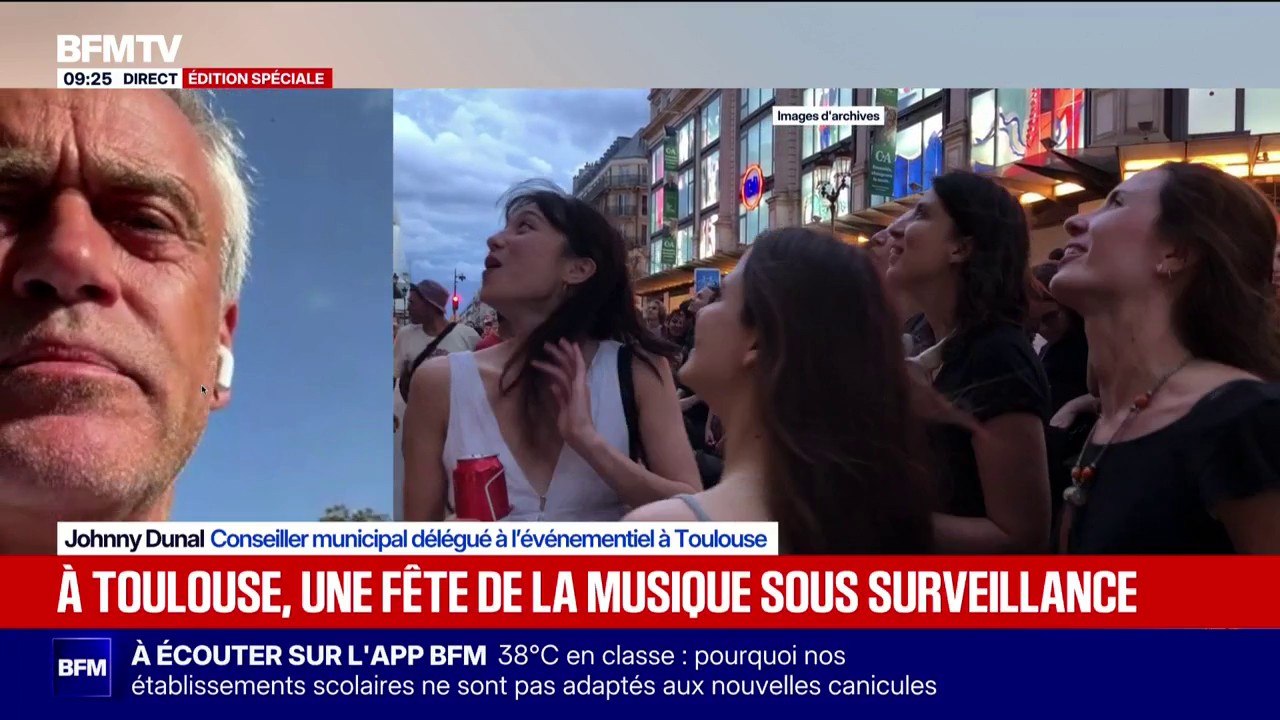 Canicule: la Fête de la musique maintenue à Toulouse, mais des "mesures de protection mises en place"