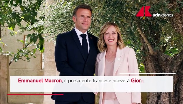 Vertice Meloni-Macron il 25 giugno all'Eliseo