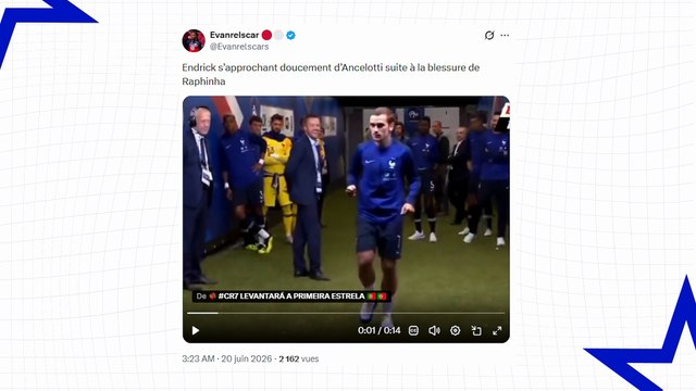 Brésil : la belle émotion d’Endrick pour ses grands débuts