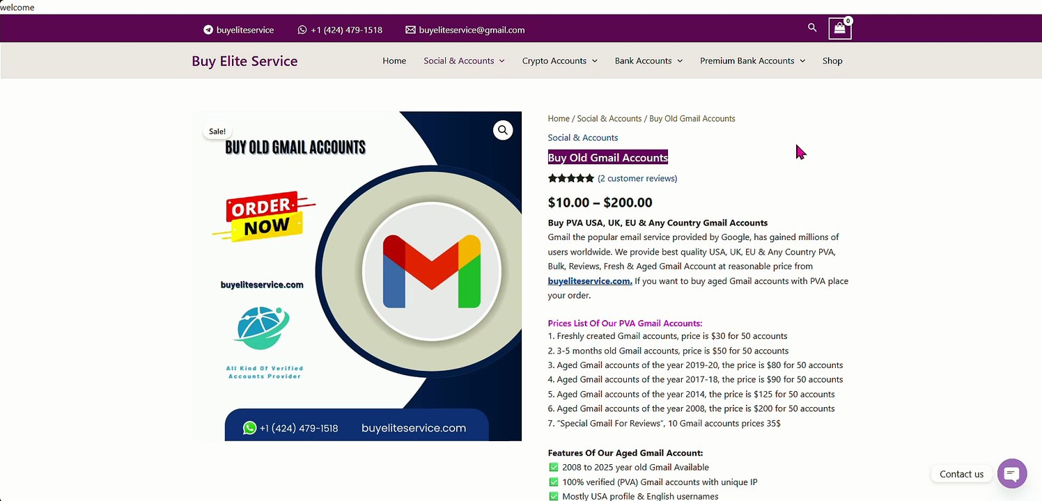 10 Steps To Buy Old Gmail Accounts In Bulk (PVA, Aged)