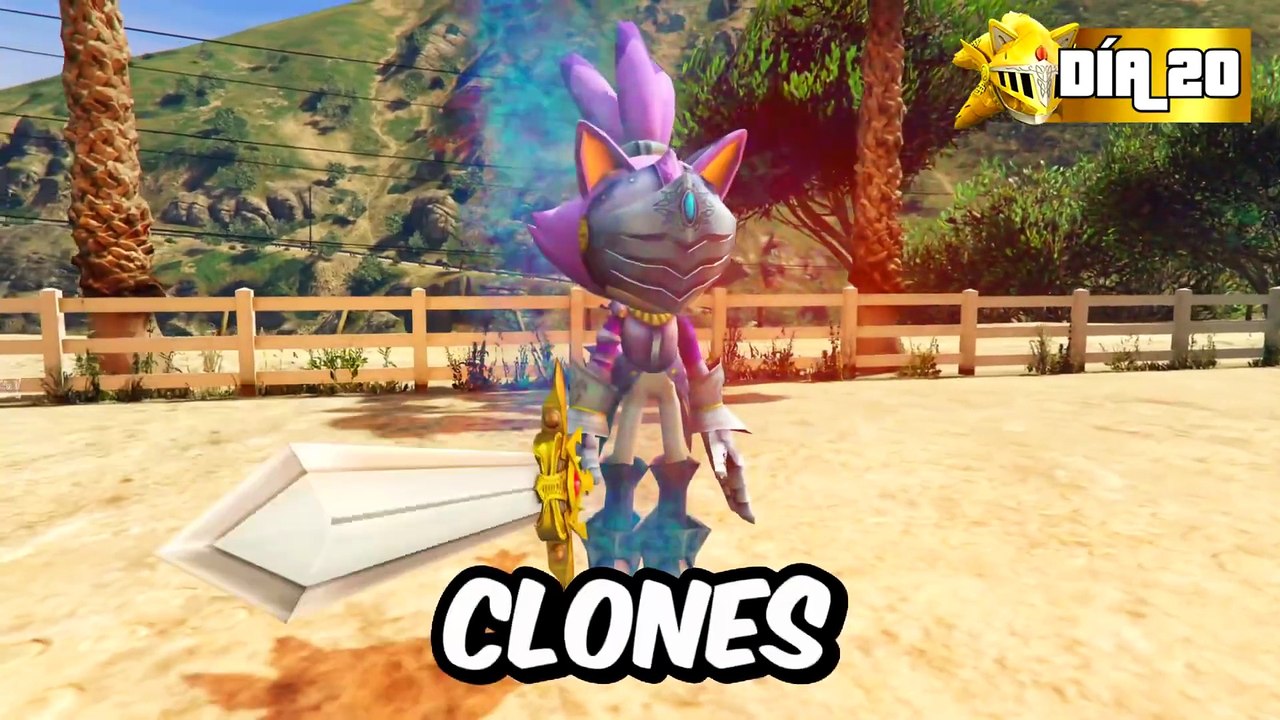 SOBREVIVÍ 100 DÍAS como EXCALIBUR SONIC en GTA 5 !! (Sonic Movie mod)