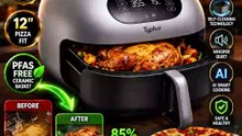 Typhur Dome 2 AI Smart Air Fryer | 15-in-1 Self-Cleaning Air Fryer with AI Cooking Assistant