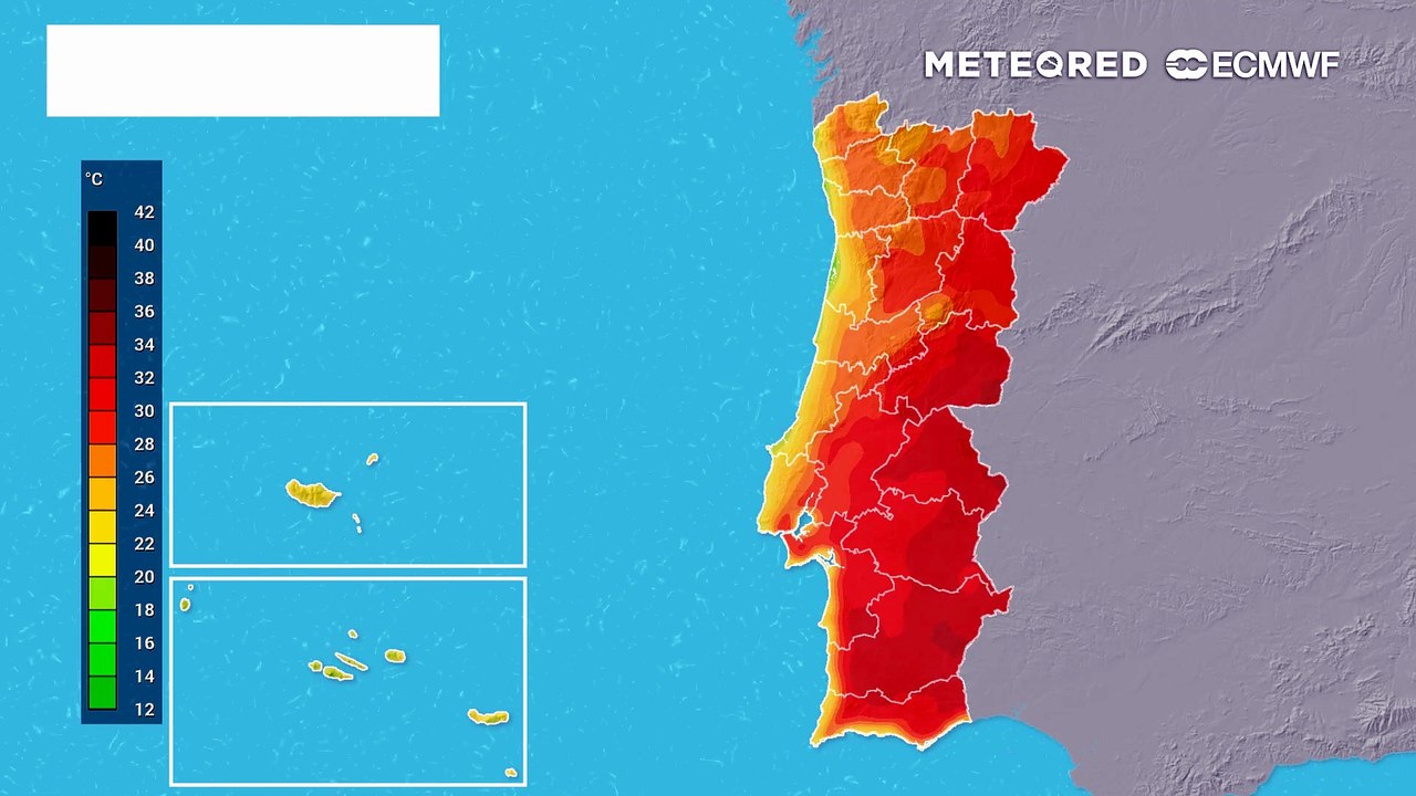 Primeiro dia de verão com máximas entre 35 e 40 ºC em 9 capitais de distrito