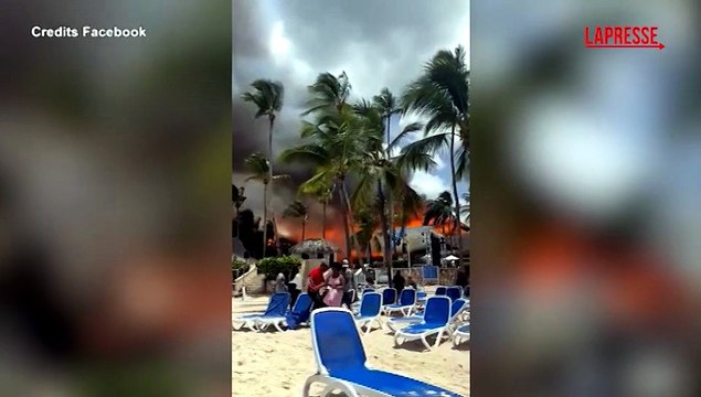 Santo Domingo, il resort di lusso devastato dalle fiamme