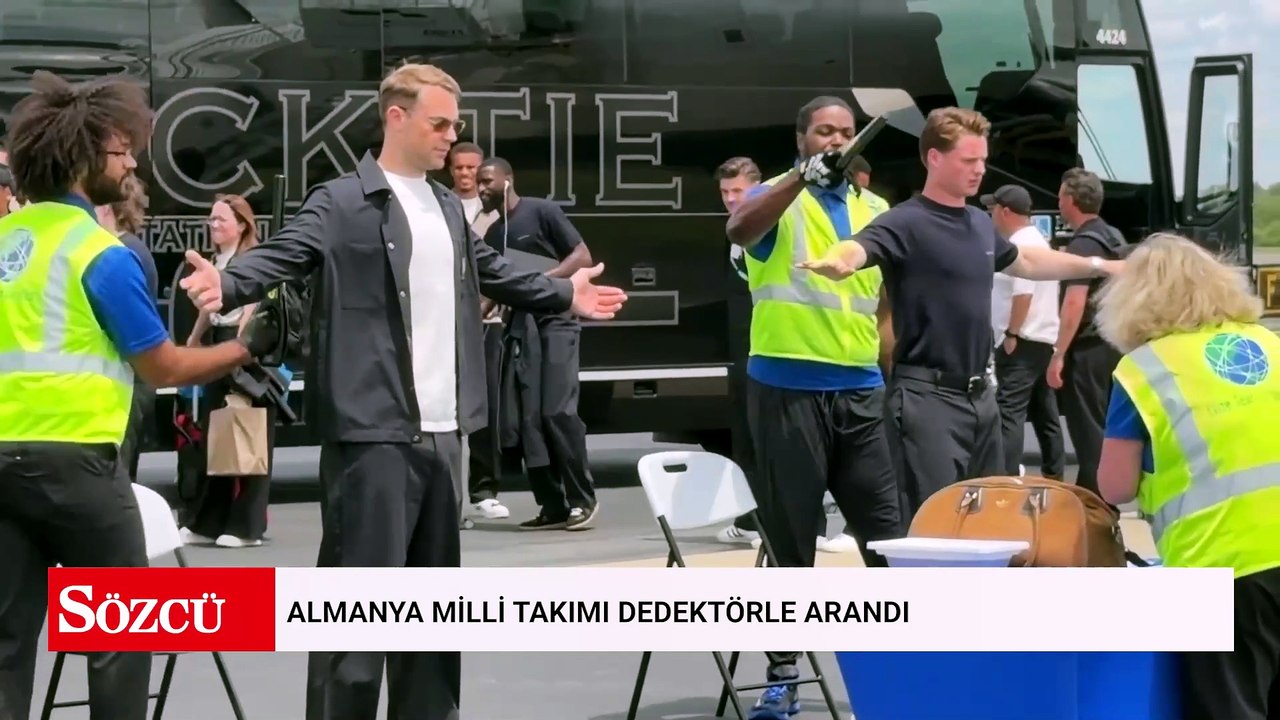 2026 FIFA Dünya Kupası eziyete döndü! Almanya Milli Takımı dedektörle arandı