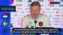 Koeman blames himself for mistakes in Japan game