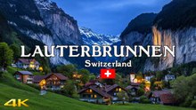 Lauterbrunnen Switzerland 🇨🇭 | Magical Cosy Evening Walk Through the Valley of Waterfalls 🇨🇭 4K
