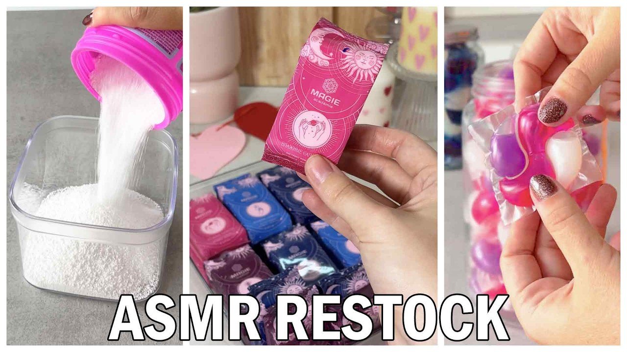 1 Hour of Satisfying House Restocking ASMR To Fall Asleep To | Cleaning & Organizing ✨