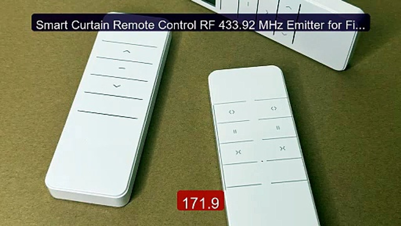 Smart Curtain Remote Control RF 433.92 MHz Emitter for Fixed C... -- Best Buy 2026 | Great Quality!