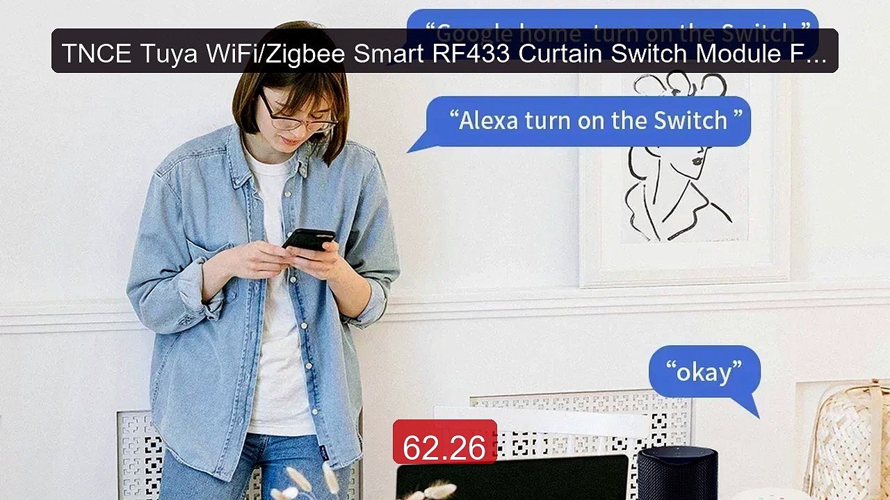 TNCE Tuya WiFi/Zigbee Smart RF433 Curtain Switch Module For Motoriz... -- Top Rated 2026 | Buy Now!