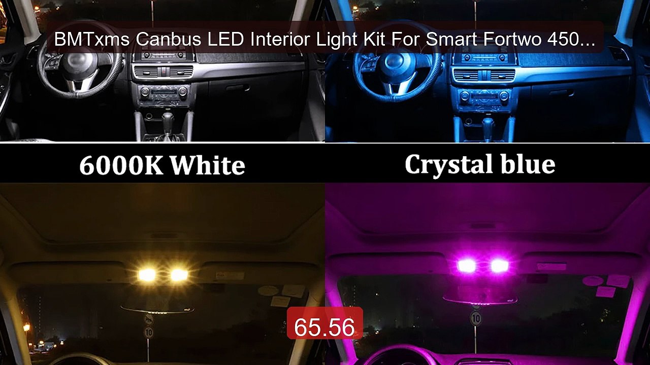 BMTxms Canbus LED Interior Light Kit For Smart Fortwo 450 451... -- Amazing Value 2026 | Must Have!