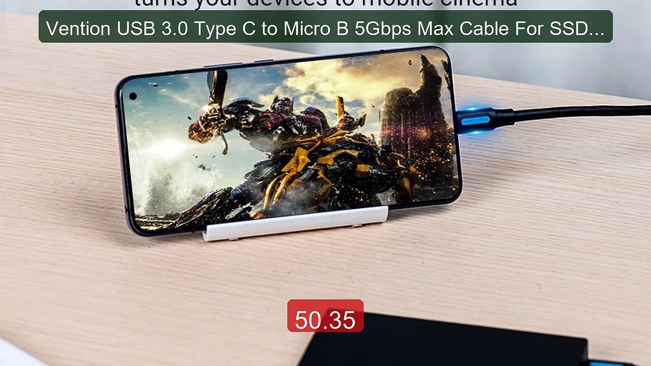 Vention USB 3.0 Type C to Micro B 5Gbps Max Cable For SSD HDD Exter... -- Top Rated 2026 | Buy Now!
