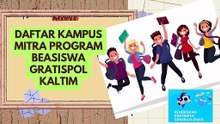 Daftar Kampus Mitra Program Beasiswa GratisPol Kaltim