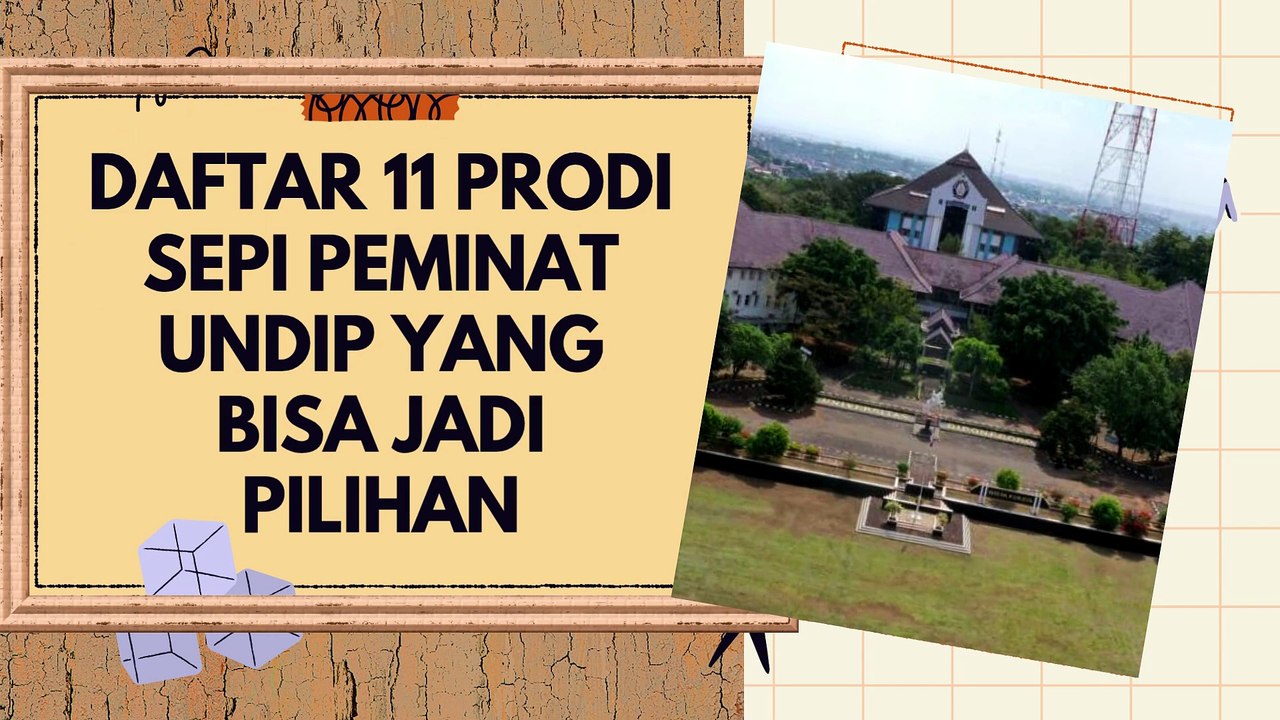 Incar Undip di SNBP 2025  Ini Daftar 11 Prodi Sepi Peminat Undip yang Bisa Jadi Pilihan