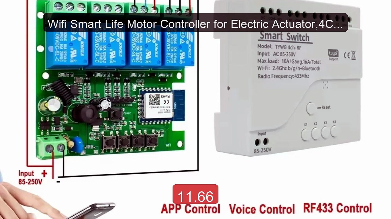 Wifi Smart Life Motor Controller for Electric Actuator,4CH AC ... -- Hot Deal 2026 | Limited Offer!