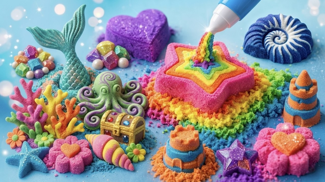Créations Magiques en Sable Coloré ! 🏝️✨ DIY Trop Beau