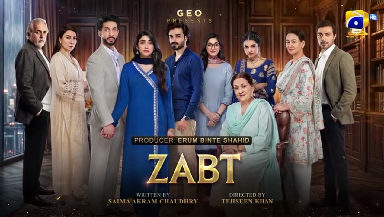 Zabt ep 20 Pakistani drama