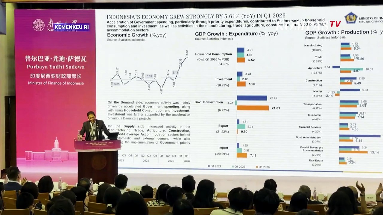 Momen Menkeu Purbaya Pidato di Nankai University, Paparkan 8 Program Presiden Prabowo